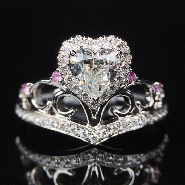 wedding rings gorgeous heart women accessories silver plated cubic zirconia fashion engagement party gift jewelry, Slivery;golden
wedding rings gorgeous heart women accessories silver plated cubic zirconia fashion engagement party gift jewelry, Slivery;golden