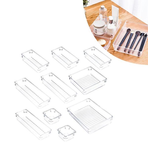 hooks & rails transparent desk drawer organiser large capacity dividers organizer with 10-size versatile storage box for cosmetic
hooks & rails transparent desk drawer organiser large capacity dividers organizer with 10-size versatile storage box for cosmetic