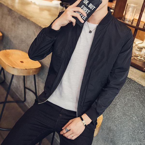 men's jackets and coats autumn winter long sleeve gray black winered blue clothes, Black;brown
men's jackets and coats autumn winter long sleeve gray black winered blue clothes, Black;brown