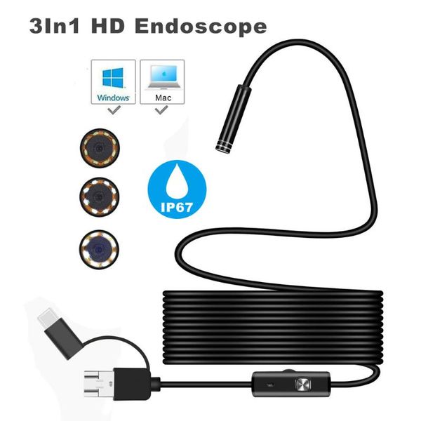 webcams 3 in 1 endoscope camera 7mm usb type-c inspection hd for android 6 led lights waterproof 407#2
webcams 3 in 1 endoscope camera 7mm usb type-c inspection hd for android 6 led lights waterproof 407#2