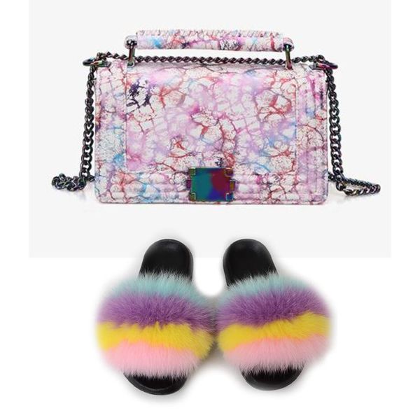 summer women shoes flip flops furry sandals real fur slides and purse sets extra fluffy luxury slippers with bag to match, Black
summer women shoes flip flops furry sandals real fur slides and purse sets extra fluffy luxury slippers with bag to match, Black