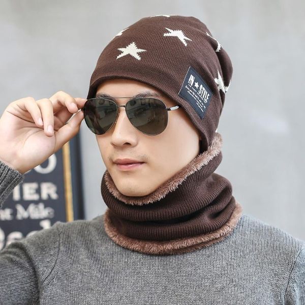 hats, scarves & gloves sets men boy fashion hat children sports with scarf knitting wool windproof winter outdoor pentastar warm, Blue;gray 
hats, scarves & gloves sets men boy fashion hat children sports with scarf knitting wool windproof winter outdoor pentastar warm, Blue;gray