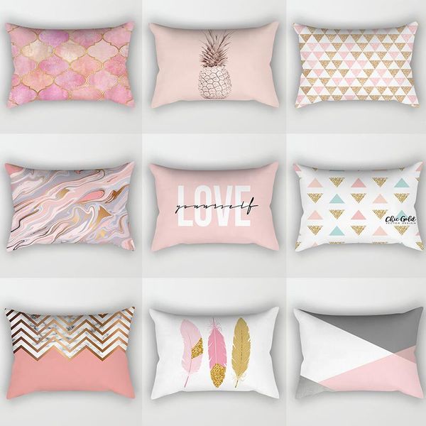 cushion/decorative pillow rose gold throw case geometric cushion cover home sofa decorative pillows 30x50cm
cushion/decorative pillow rose gold throw case geometric cushion cover home sofa decorative pillows 30x50cm