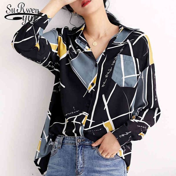 fashion print chiffon blouse shirt loose plus size womens and s long sleeve shirts office 2513 50 210508, White
fashion print chiffon blouse shirt loose plus size womens and s long sleeve shirts office 2513 50 210508, White