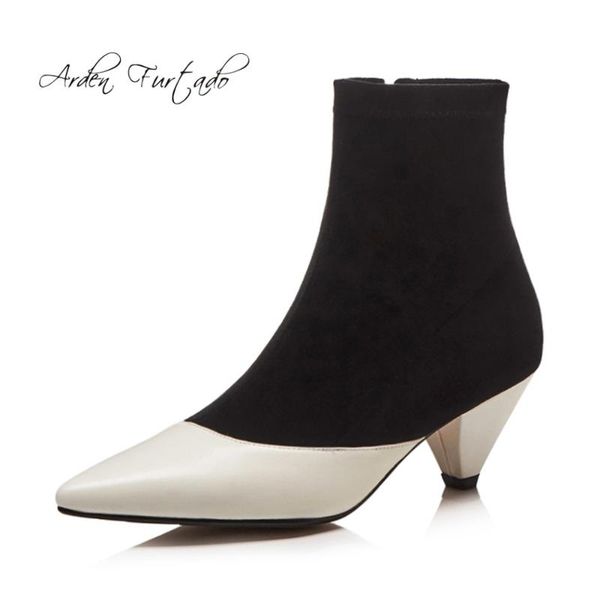 boots arden furtado 2021 autumn winter cone heels ankle pointed toe zipper stretch med small size 32 33, Black
boots arden furtado 2021 autumn winter cone heels ankle pointed toe zipper stretch med small size 32 33, Black