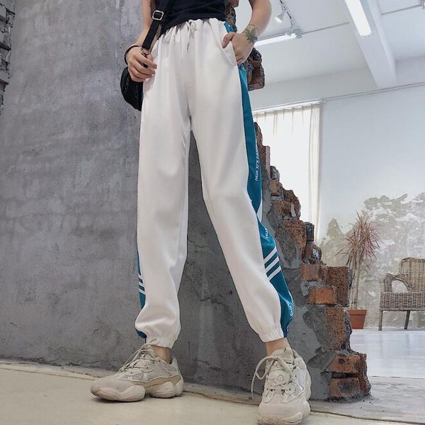 women's pants & capris ollymurs elastic high waist women sweatpants loose casual streetwear joggers pant ladies hip trousers harem trac, Black;white
women's pants & capris ollymurs elastic high waist women sweatpants loose casual streetwear joggers pant ladies hip trousers harem trac, Black;white
