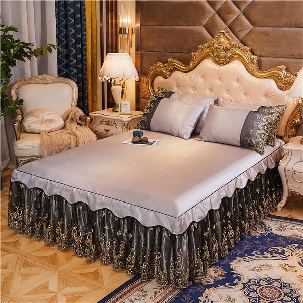 bedding sets summer ice silk bed skirt three-piece set of sleeping mat girl princess lace
bedding sets summer ice silk bed skirt three-piece set of sleeping mat girl princess lace