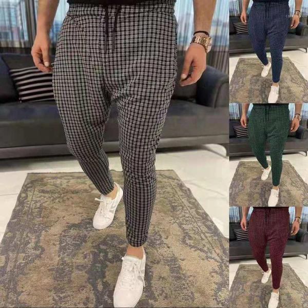 men's pants patchwork plaid skinny clothing pantalon trousers pencil ropa hombre men smart casual, Black
men's pants patchwork plaid skinny clothing pantalon trousers pencil ropa hombre men smart casual, Black