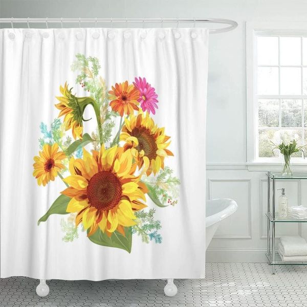 shower curtains bouquet autumn flowers yellow sunflowers gerbera daisy small green curtain waterproof fabric 72 x 78 inches set with hook
shower curtains bouquet autumn flowers yellow sunflowers gerbera daisy small green curtain waterproof fabric 72 x 78 inches set with hook