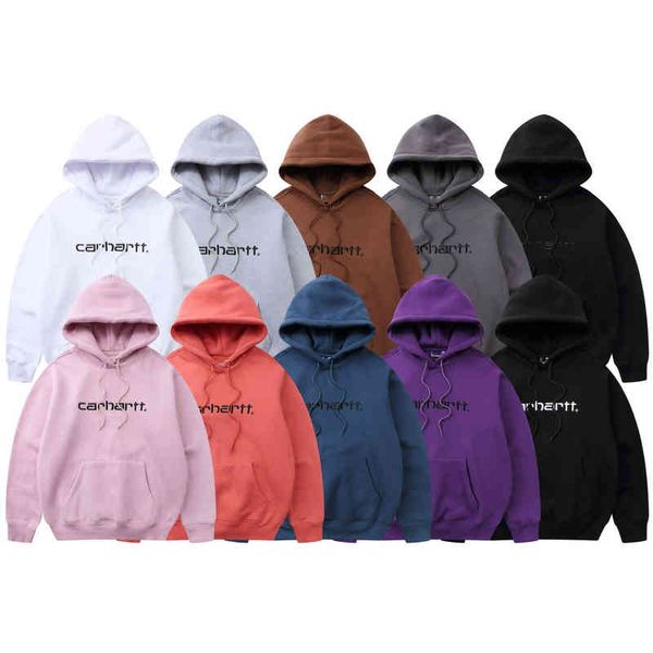 21ss new fashion brand carthart cashmere warm embroidered letters men's and women's hoodie, Black
21ss new fashion brand carthart cashmere warm embroidered letters men's and women's hoodie, Black
