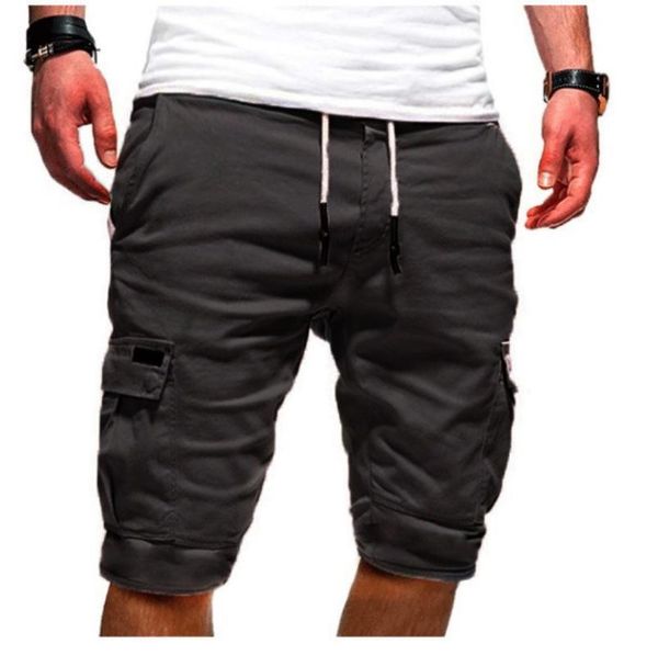 men's shorts summer casual men solid cargo multi-pockets sports jogger drawstring fifth pants size m-3xl, White;black
men's shorts summer casual men solid cargo multi-pockets sports jogger drawstring fifth pants size m-3xl, White;black