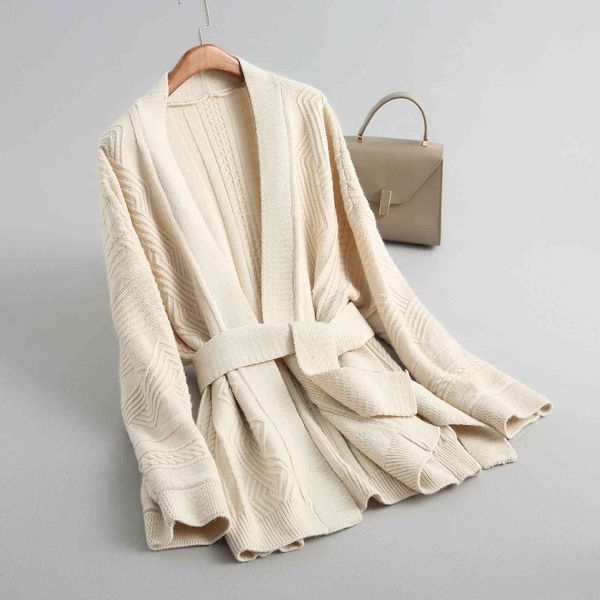 tees thick knitting cardigans coat with belt long winter cape sweater feminino women poncho, White
tees thick knitting cardigans coat with belt long winter cape sweater feminino women poncho, White