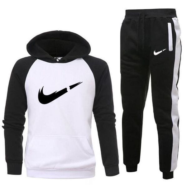 2021 brand autumn winter men's sets hoodie+pants two pieces casual tracksuit male sportswear gym sweatshirt clothing men set white, Gray
2021 brand autumn winter men's sets hoodie+pants two pieces casual tracksuit male sportswear gym sweatshirt clothing men set white, Gray