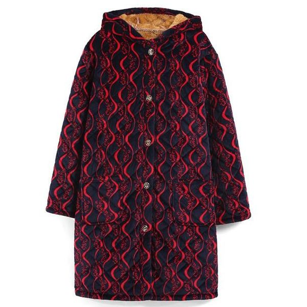 women's sleepwear hooded nightwear women kimono gown winter thicken casual bathrobe nightgown homewear plus size 3xl home clothes, Black;red
women's sleepwear hooded nightwear women kimono gown winter thicken casual bathrobe nightgown homewear plus size 3xl home clothes, Black;red