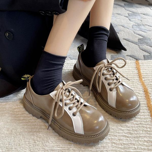dress shoes big head single 2021 small leather fashion all-match women autumn thick-soled sports casual, Black
dress shoes big head single 2021 small leather fashion all-match women autumn thick-soled sports casual, Black
