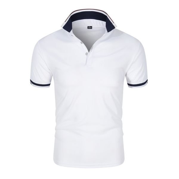 Casual fashion men's Lapel short sve color tight T-shirt, 2021 large couple T-shirt, White;black
Casual fashion men's Lapel short sve color tight T-shirt, 2021 large couple T-shirt, White;black