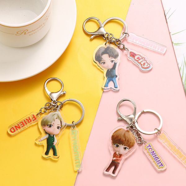 cartoon keychain 2021 new bangtan boys three-piece suit jimin suga v jin rm j-hope jk bts-502 key chain, Silver
cartoon keychain 2021 new bangtan boys three-piece suit jimin suga v jin rm j-hope jk bts-502 key chain, Silver