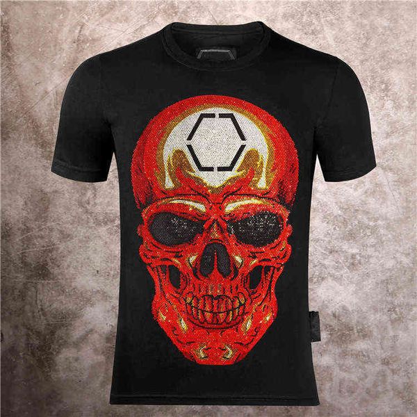 quality mens round neck t-shirt 2021 summer high street short sleeve cotton loose clothes, White;black
quality mens round neck t-shirt 2021 summer high street short sleeve cotton loose clothes, White;black