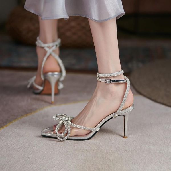 dress shoes ins fashion 2021 clear transparent pvc women sandals shiny crystal ankle strap prom party pumps pointed high heel sandalias, Black
dress shoes ins fashion 2021 clear transparent pvc women sandals shiny crystal ankle strap prom party pumps pointed high heel sandalias, Black