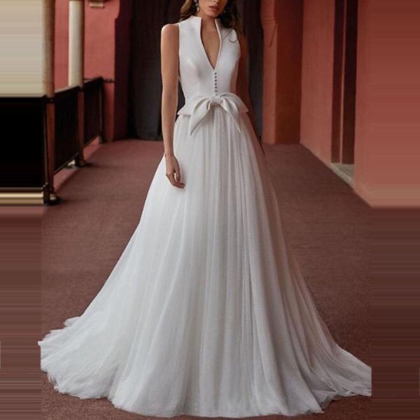 casual dresses temperament deep v neck swing maxi dress women's solid sleeveless a line high waist flared elegant party wedding vestido, Black;gray
casual dresses temperament deep v neck swing maxi dress women's solid sleeveless a line high waist flared elegant party wedding vestido, Black;gray
