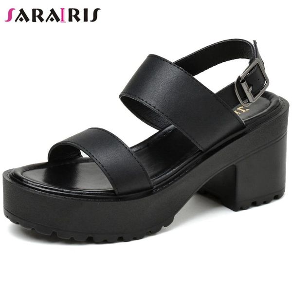 sandals sarairis 2021 arrival female chunky heel punk solid ankle buckle open toe platform women shoes, Black
sandals sarairis 2021 arrival female chunky heel punk solid ankle buckle open toe platform women shoes, Black