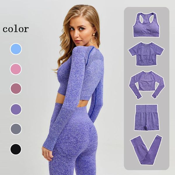 yoga outfit 2/3/5pcs seamless women set workout sportswear gym clothing fitness long sleeve crop high waist leggings sports suits
yoga outfit 2/3/5pcs seamless women set workout sportswear gym clothing fitness long sleeve crop high waist leggings sports suits