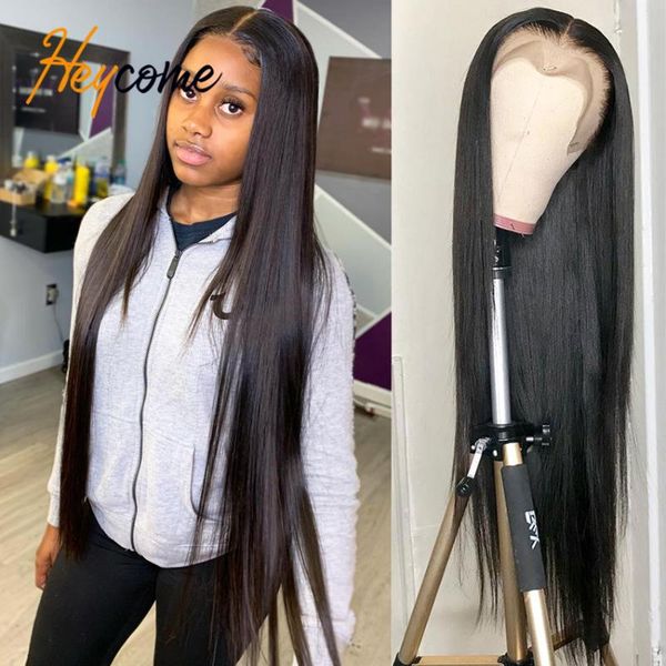 lace wigs heycome 13x4 straight front wig human hair for black women 30 inch full hd transparent frontal brazilian bob, Black;brown
lace wigs heycome 13x4 straight front wig human hair for black women 30 inch full hd transparent frontal brazilian bob, Black;brown
