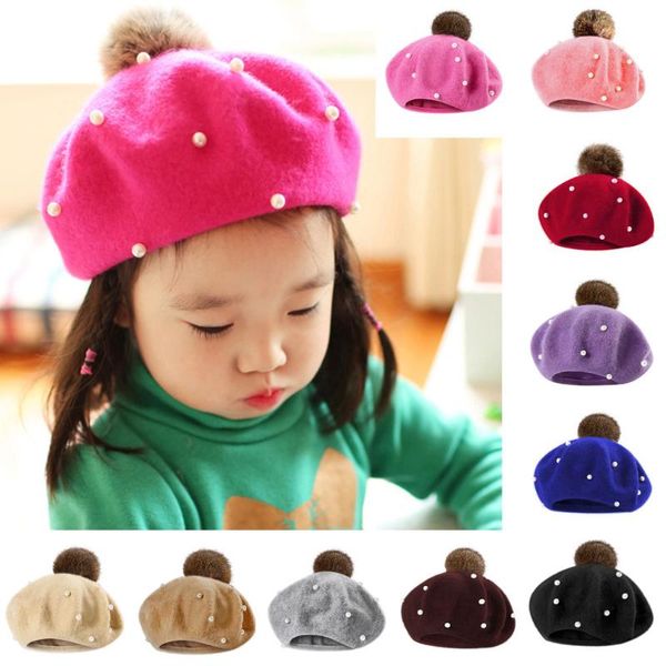 fashion wool kids hat with pearls candy color retro baby girl cap beret hats for girls 3-7 years 1pc beanie winter warm caps &, Yellow
fashion wool kids hat with pearls candy color retro baby girl cap beret hats for girls 3-7 years 1pc beanie winter warm caps &, Yellow
