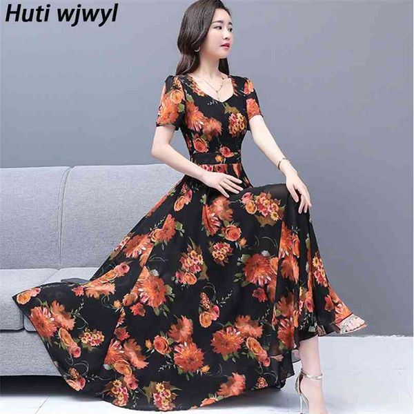 summer beach vacation floral chiffon maxi dress vintage print 3xl plus size sweet midi elegant women bodycon vestidos 210528, Black;gray
summer beach vacation floral chiffon maxi dress vintage print 3xl plus size sweet midi elegant women bodycon vestidos 210528, Black;gray