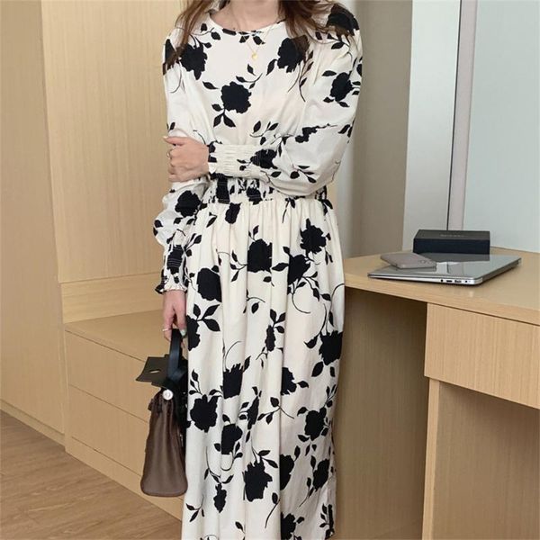 casual dresses alien kitty elastic waist slim long dress loose chic printing floral women retro 2021 autumn office lady party vestido, Black;gray
casual dresses alien kitty elastic waist slim long dress loose chic printing floral women retro 2021 autumn office lady party vestido, Black;gray