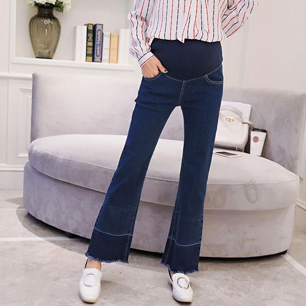 maternity bottoms jeans for pregnant women boot cut pregnancy pant adjustable waist, White
maternity bottoms jeans for pregnant women boot cut pregnancy pant adjustable waist, White
