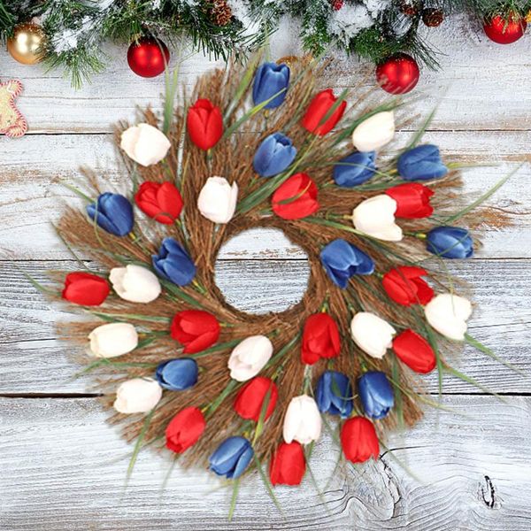 decorative flowers & wreaths 30cm simulated colorful tulip long leaf wild garland wall hanging door living room bedroom decoration
decorative flowers & wreaths 30cm simulated colorful tulip long leaf wild garland wall hanging door living room bedroom decoration