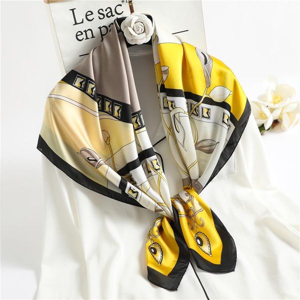 scarves 2021 square scarf women foulard hijab silk feeling neckerchief bandana fashion female official shawl wraps headband summer, Blue;gray
scarves 2021 square scarf women foulard hijab silk feeling neckerchief bandana fashion female official shawl wraps headband summer, Blue;gray