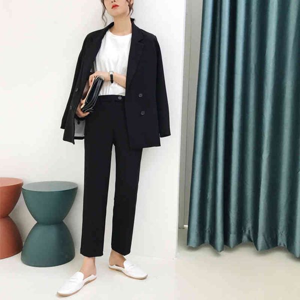 2 piece set women green long sleeve turn-down collar plaid vintage office suit and full length pants vestidos 210525, White
2 piece set women green long sleeve turn-down collar plaid vintage office suit and full length pants vestidos 210525, White
