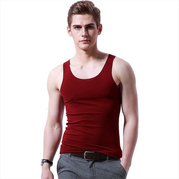 high elastic soft ice silk men vest sleeveless shirt claret solid color seamless underwear slim tank undershirt singlet, White;black
high elastic soft ice silk men vest sleeveless shirt claret solid color seamless underwear slim tank undershirt singlet, White;black