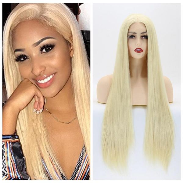 synthetic wigs long straight hair blonde color for fahison women bleached lace front wig with natural hairline, Black
synthetic wigs long straight hair blonde color for fahison women bleached lace front wig with natural hairline, Black