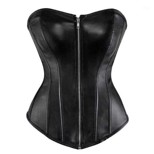 bustiers & corsets women synthetic leather corset waist train burlesque costumes zipper shiny bustier overbust body shaper, Black;white
bustiers & corsets women synthetic leather corset waist train burlesque costumes zipper shiny bustier overbust body shaper, Black;white