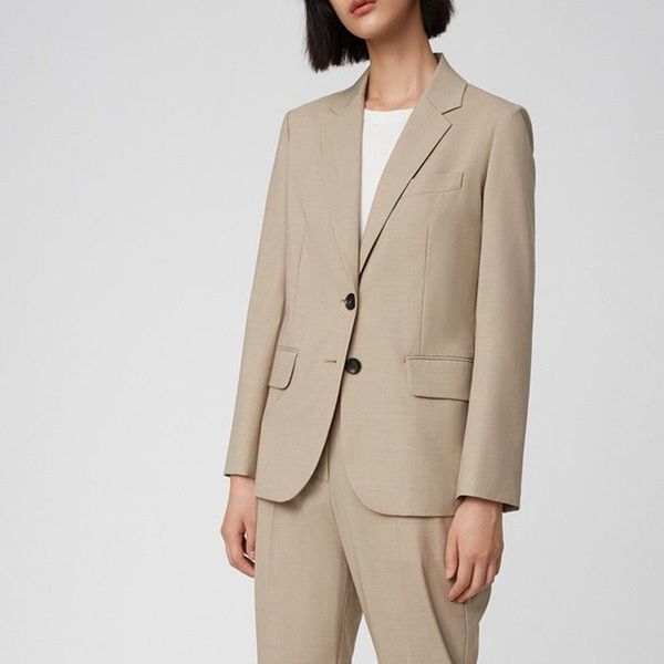 women's two piece pants blazer and set woman office business pant suits ladies womens formal work outfits women's trousers tailored, White
women's two piece pants blazer and set woman office business pant suits ladies womens formal work outfits women's trousers tailored, White