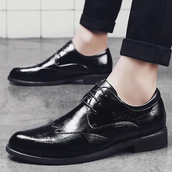 men's dress shoe snakeskin leather men wedding oxford shoes lace-up office suit outdoor casual luxury italian, Black
men's dress shoe snakeskin leather men wedding oxford shoes lace-up office suit outdoor casual luxury italian, Black