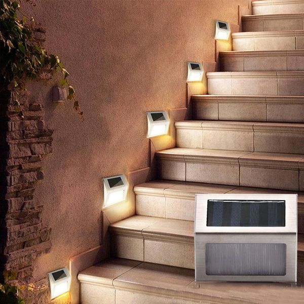 solar stainless steel staircase light. garden wall light outdoor rainproof fence small lamp
solar stainless steel staircase light. garden wall light outdoor rainproof fence small lamp