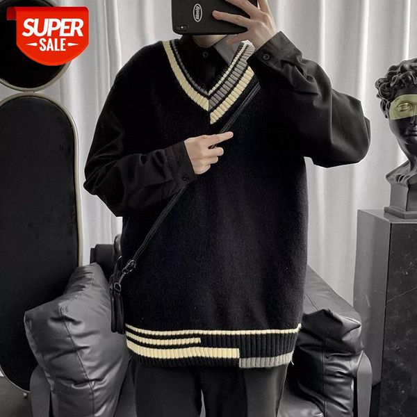 2020 winter men's streetwear v-neck sleeveless pullover wool sweater vest loose coats clothes cashmere knitting -2xl #bw8z, White;black
2020 winter men's streetwear v-neck sleeveless pullover wool sweater vest loose coats clothes cashmere knitting -2xl #bw8z, White;black