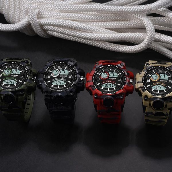 wristwatches outdoor sports watch 3 atm daily waterproof men electronic hand bag multi-function led digital clock relogio masculino, Slivery;brown
wristwatches outdoor sports watch 3 atm daily waterproof men electronic hand bag multi-function led digital clock relogio masculino, Slivery;brown