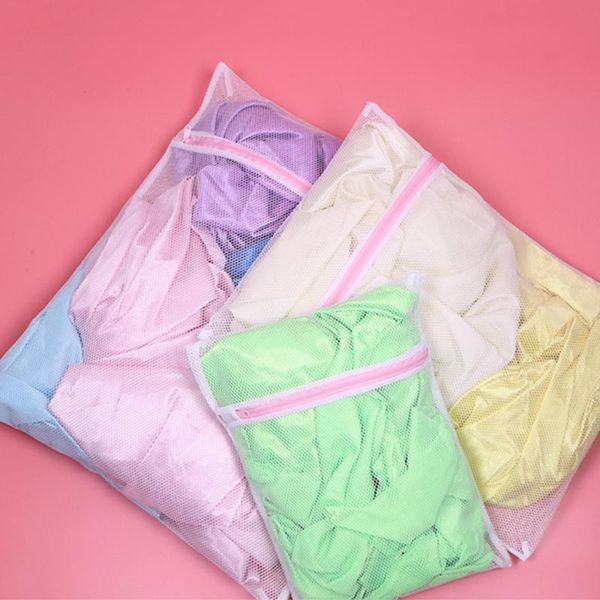 laundry bags 3pcs nylon net washing machine soft zipped underwear mesh bag home practical clothes wash protect
laundry bags 3pcs nylon net washing machine soft zipped underwear mesh bag home practical clothes wash protect