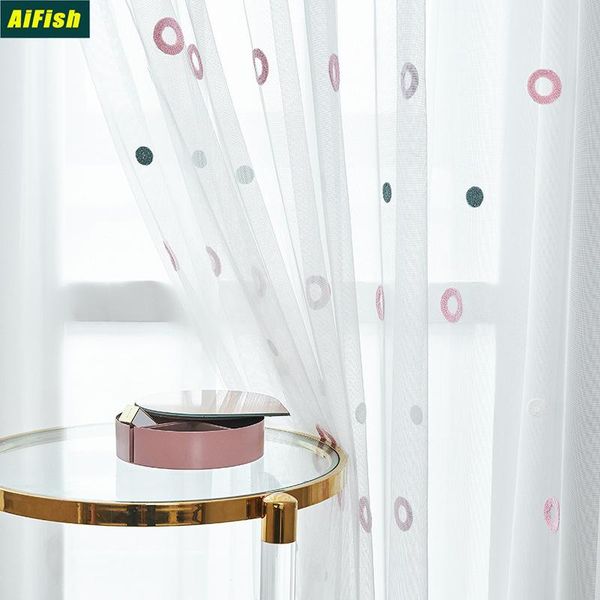 modern kid's cartoon colorful circle tulle curtains for children's room round pattern donut yarn girl's boy's fabric 25
modern kid's cartoon colorful circle tulle curtains for children's room round pattern donut yarn girl's boy's fabric 25