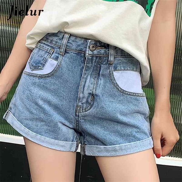 jeans woman short ladies pocket women denim s solid color high waist feminino oversize cuffs simple 210426, White;black
jeans woman short ladies pocket women denim s solid color high waist feminino oversize cuffs simple 210426, White;black