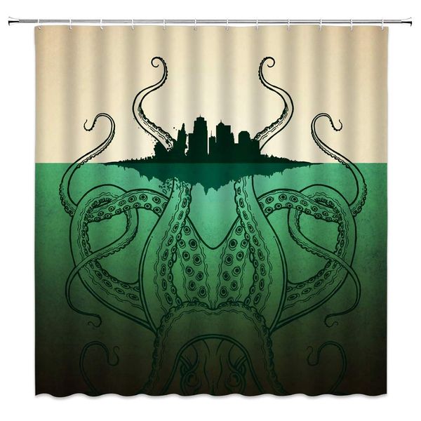 ocs shower curtain abstract cartoon underwater creatures and city buildings above the sea,70x70 inch polyester fabric
ocs shower curtain abstract cartoon underwater creatures and city buildings above the sea,70x70 inch polyester fabric