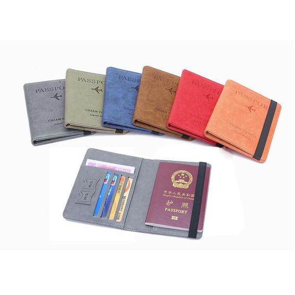 card holders pu leather business passport covers id bank holder wallet case travel accessories women men multi-function cover, Brown;gray
card holders pu leather business passport covers id bank holder wallet case travel accessories women men multi-function cover, Brown;gray