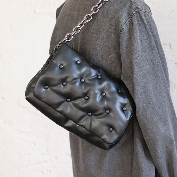 women denim armpit bags chain shoulder bag trend handbags and purses luxury women's fashion trending hand