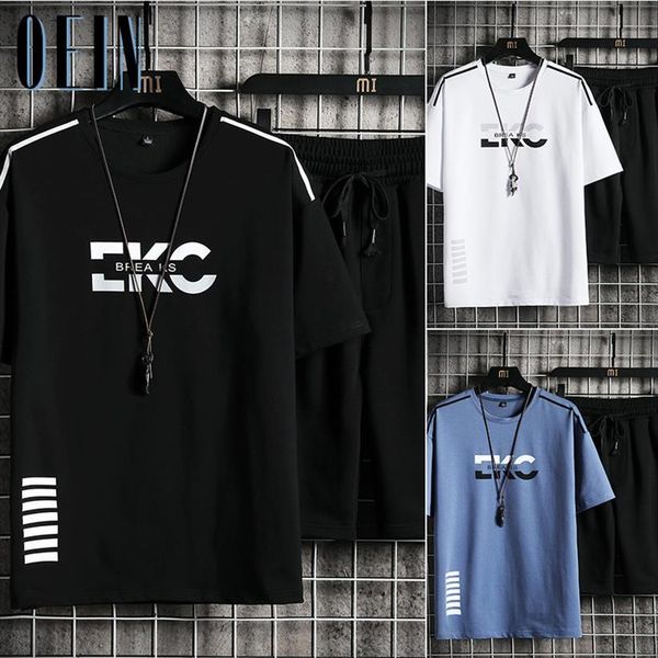 summer cotton sets 2pcs mens tracksuit t shirt shorts hip hop o neck tees males sports running suits set, Gray
summer cotton sets 2pcs mens tracksuit t shirt shorts hip hop o neck tees males sports running suits set, Gray