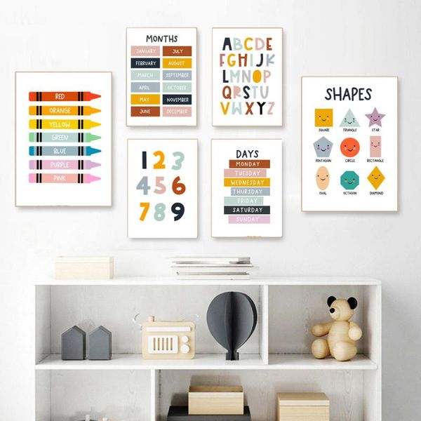 paintings alphabet number shape colour nursery educational wall art canvas painting nordic posters and prints decor pictures for kids room
paintings alphabet number shape colour nursery educational wall art canvas painting nordic posters and prints decor pictures for kids room